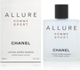 Chanel Allure Man Sport Loción para después del afeitado 100 mL