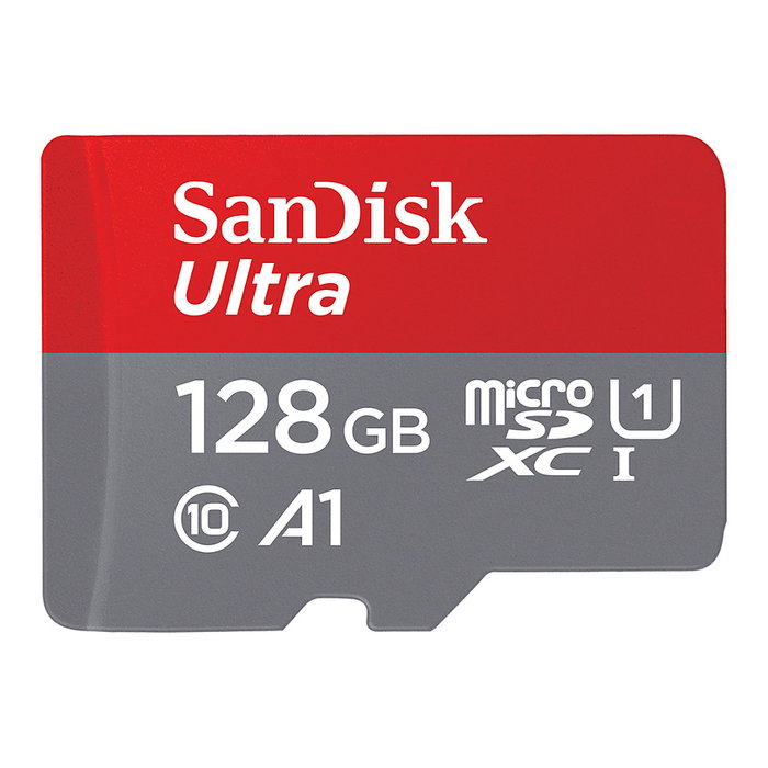 Sandisk Ultra MicroXC + Tarjeta MicroSDXC de 128 GB, Clase 10, UHS-I, 100 MB/s Sandisk Ultra MicroXC + Tarjeta MicroSDXC de 128 GB, Clase 10, UHS-I, 100 MB/s