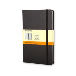 Cuaderno Moleskine Clasico Tapa Dura 13X21 240H 70Gr. Cuadriculada Con Goma Negra