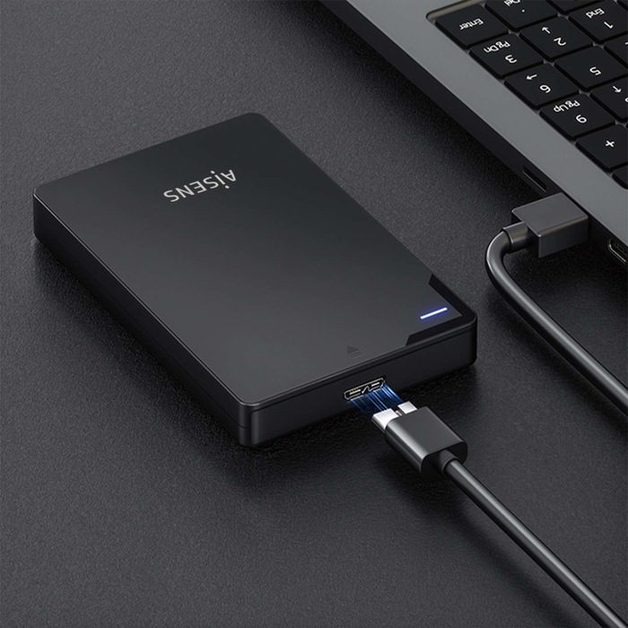 AISENS Caja Externa para Disco Duro 2.5 SATA USB 3.1 Gen 1 Negra ASE-2520B AISENS Caja Externa para Disco Duro 2.5 SATA USB 3.1 Gen 1 Negra ASE-2520B