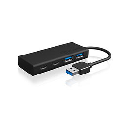 ICY BOX IB-HUB1426-U3 Hub USB 3.0 de 4 Puertos (2x USB-C, 2x USB 3.0)