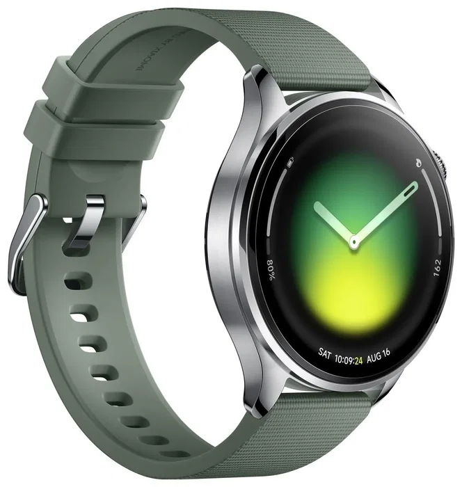 Xiaomi Watch 5 verde - Smartwatch con GPS, monitor cardíaco y batería 6 días