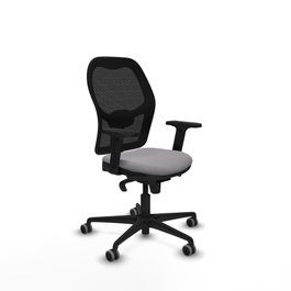 PIQUERAS Y CRESPO Silla de oficina Jorquera Gris y Negro