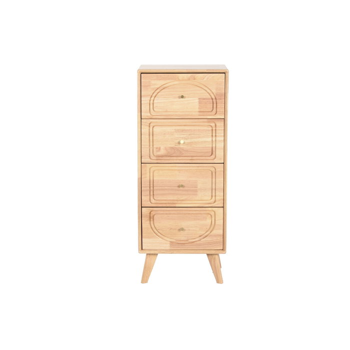 DKD Home Decor Cajonera de Madera de Hevea Natural Qingyue