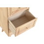 DKD Home Decor Cajonera de Madera de Hevea Natural Qingyue