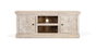 GINER Y COLOMER Mueble de TV con 2 puertas y 2 huecos en madera de mango color Arena