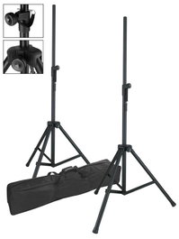 Boston Par de Soportes de Altavoz de Aluminio 200cm con Bolsa