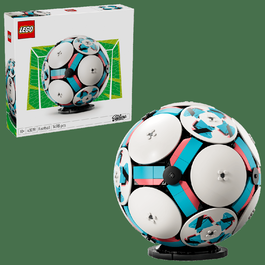 Lego 43019 Balón de Fútbol LEGO Editions Set de Construcción 1498 Piezas con Efecto Sorpresa y Base Exposición, para Niños y Coleccionistas a Partir de 10 Años