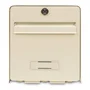 Burg Wachter Buzón de Correo de Acero Galvanizado con 2 Puertas - Beige Claro