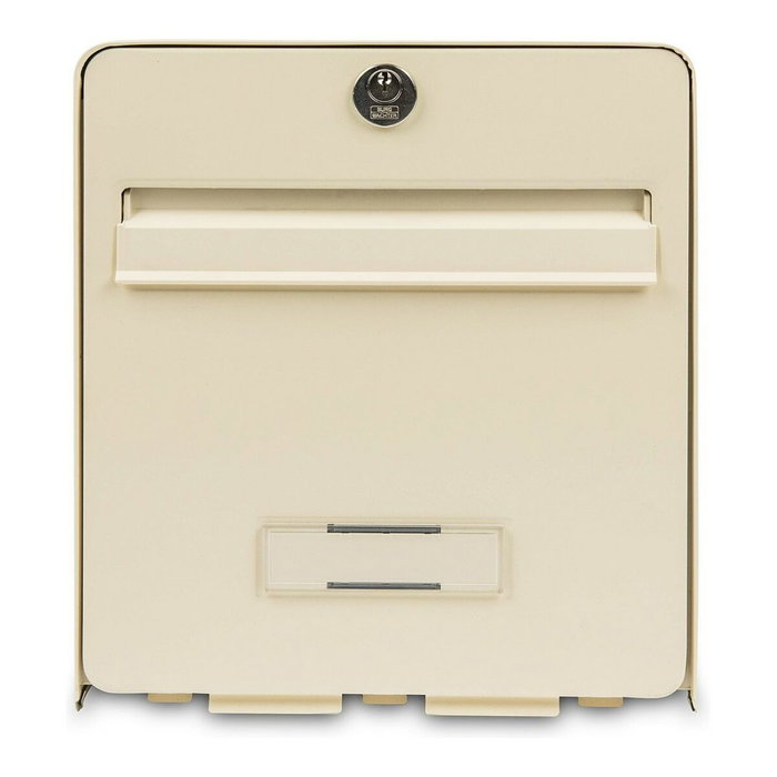 Burg Wachter Buzón de acero galvanizado 2 puertas Beige claro Burg Wachter Buzón de acero galvanizado 2 puertas Beige claro