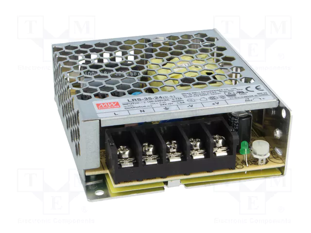 MEAN WELL LRS-35-24 Alimentador de impulso 36W 24VDC 1,5A