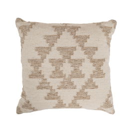 Cojín Blanco Natural Lana-Algodón 45 X 45 cm