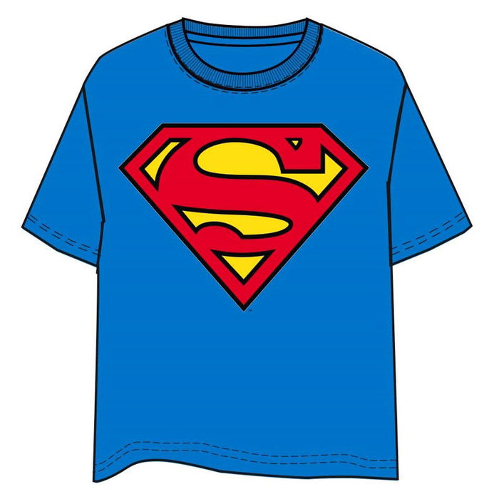 DC COMICS Camiseta Superman para Adulto Talla L - 100% Algodón 160 g
