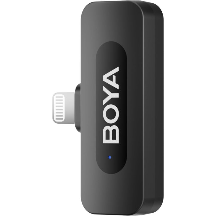 Boya BY-V1 (V 2.0) Micrófono Lavalier Inalámbrico 1TX + 1RX Lightning