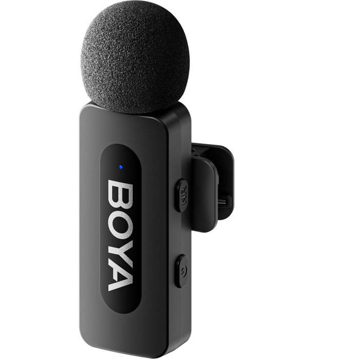 Boya BY-V1 (V 2.0) Micrófono Lavalier Inalámbrico 1TX + 1RX Lightning