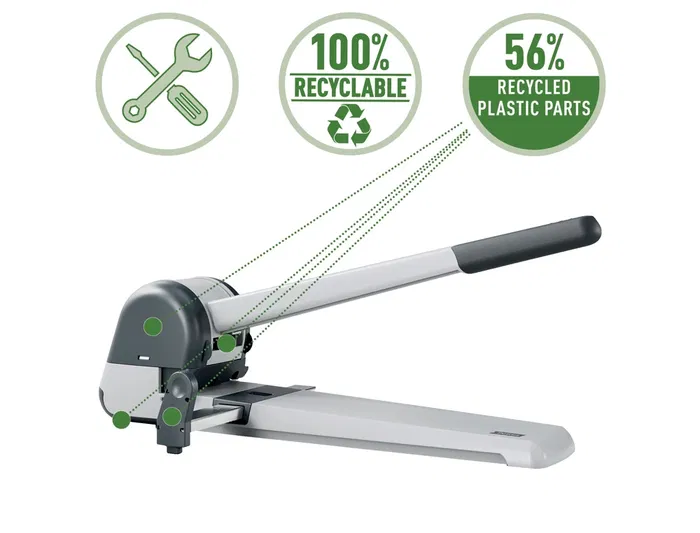 Taladro 2 Punzones Petrus 582 Super (250H) Gran Capacidad Plata