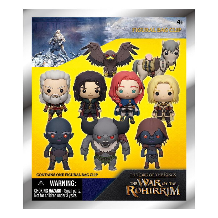 El Señor de los Anillos: la Guerra de los Rohirrim Colgantes PVC 3D Expositor (24)