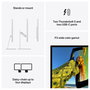 Apple Studio Display Monitor 27" 5K (5120x2880), Panel LED, True Tone, Cristal Estándar, Soporte Ajustable en Altura e Inclinación, 6 Altavoces, Cámara 12MP - Color Plata