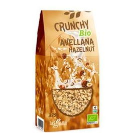 LA GRANA Crunchy Avena Avellana 375Gr. Eco Muesli Ecológico Crujiente