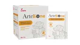 Livisto Artebiome 30 Sobres Fitobióticos Cúrcuma Aloe Vera para Reforzar Microbioma Intestinal Perros Gatos