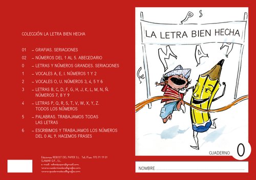 REBOST Set de 5 Cuadernos Mayúsculas Nº 0 REBOST Set de 5 Cuadernos Mayúsculas Nº 0