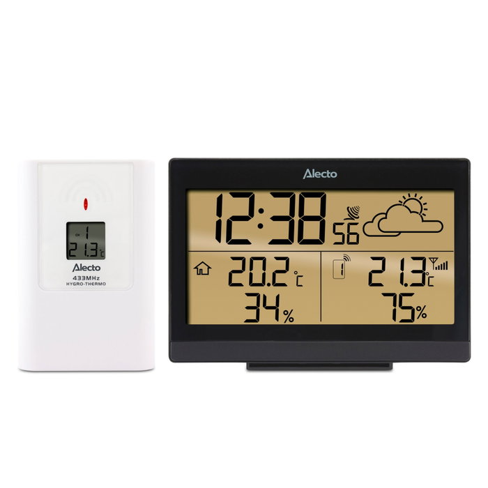 Alecto WS-2300 Estación Meteorológica con Sensor Inalámbrico Negro Alecto WS-2300 Estación Meteorológica con Sensor Inalámbrico Negro