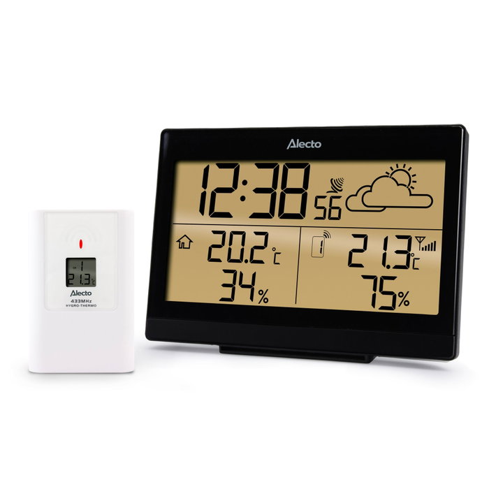 Alecto WS-2300 Estación Meteorológica con Sensor Inalámbrico Negro Alecto WS-2300 Estación Meteorológica con Sensor Inalámbrico Negro