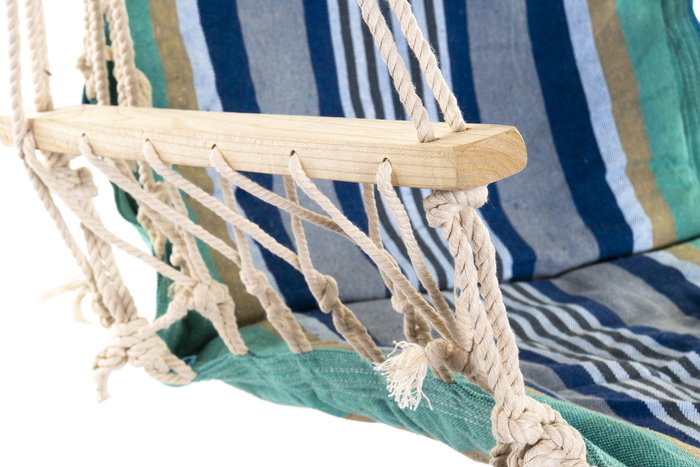 Silla Colgante Terraza Y Jardin DKD Home Decor Azul Multicolor 50 x 100 x 50 cm