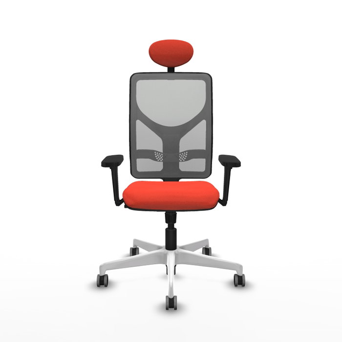 PIQUERAS Y CRESPO Silla de oficina Motilla con mecanismo Sincro, Naranja oscuro y Gris PIQUERAS Y CRESPO Silla de oficina Motilla con mecanismo Sincro, Naranja oscuro y Gris