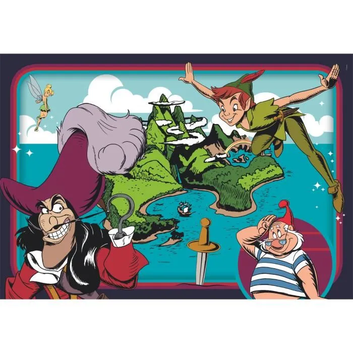 Clementoni CLE8005125248230 Puzzles Clásicos Disney 2x60 Piezas