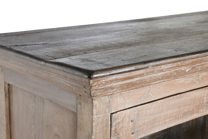 DKD Home Decor Vitrina Natural Madera Reciclada 99 x 50 x 184.5 cm