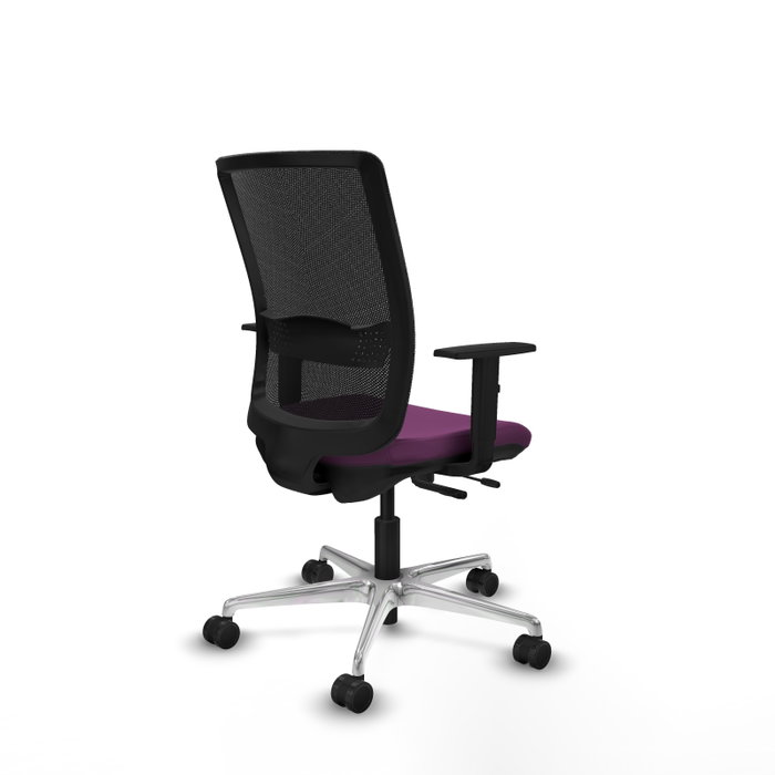 PIQUERAS Y CRESPO Silla de oficina Haches con mecanismo Sincro/Traslack, Morado y Negro PIQUERAS Y CRESPO Silla de oficina Haches con mecanismo Sincro/Traslack, Morado y Negro