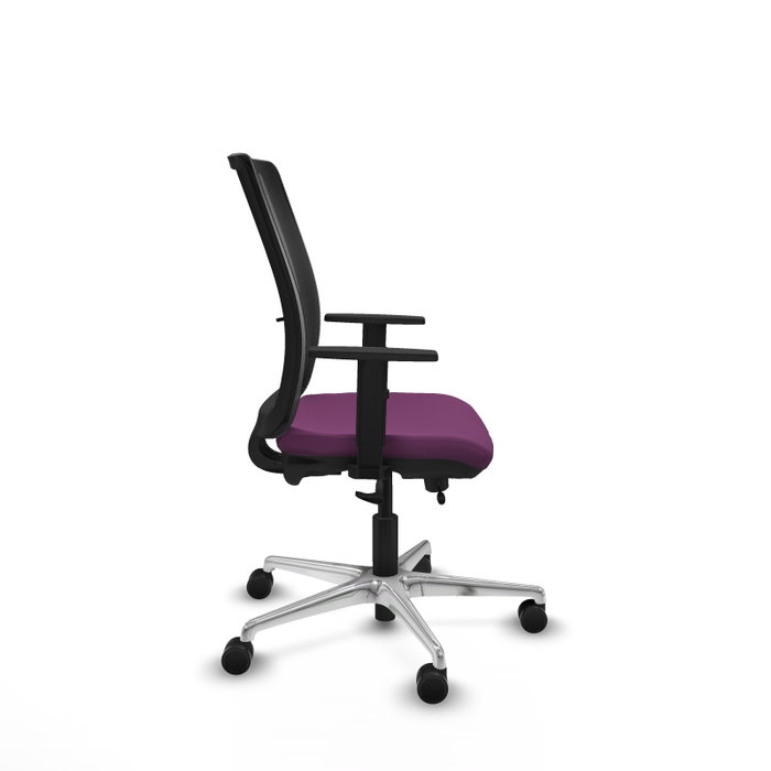 PIQUERAS Y CRESPO Silla de oficina Haches con mecanismo Sincro/Traslack, Morado y Negro PIQUERAS Y CRESPO Silla de oficina Haches con mecanismo Sincro/Traslack, Morado y Negro