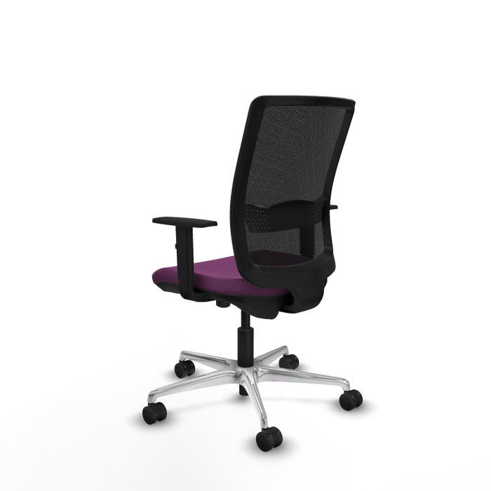 PIQUERAS Y CRESPO Silla de oficina Haches con mecanismo Sincro/Traslack, Morado y Negro PIQUERAS Y CRESPO Silla de oficina Haches con mecanismo Sincro/Traslack, Morado y Negro