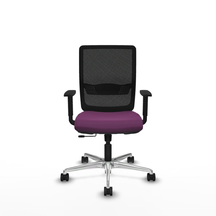 PIQUERAS Y CRESPO Silla de oficina Haches con mecanismo Sincro/Traslack, Morado y Negro PIQUERAS Y CRESPO Silla de oficina Haches con mecanismo Sincro/Traslack, Morado y Negro