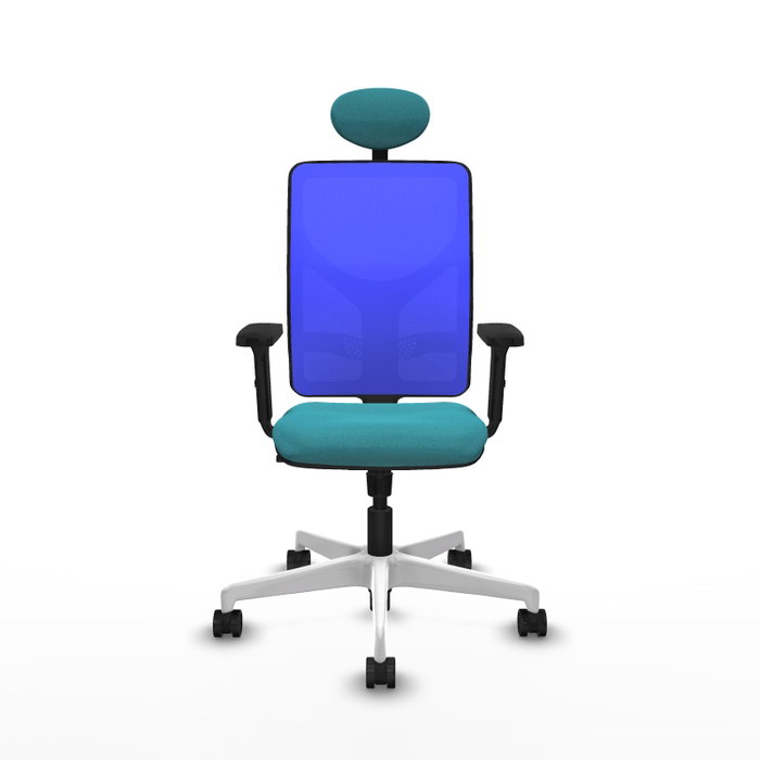 PIQUERAS Y CRESPO Silla de oficina Motilla con mecanismo Sincro, Turquesa y Azul PIQUERAS Y CRESPO Silla de oficina Motilla con mecanismo Sincro, Turquesa y Azul