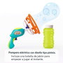 JugaToys Pistola lanzador de pompas con botella de líquido