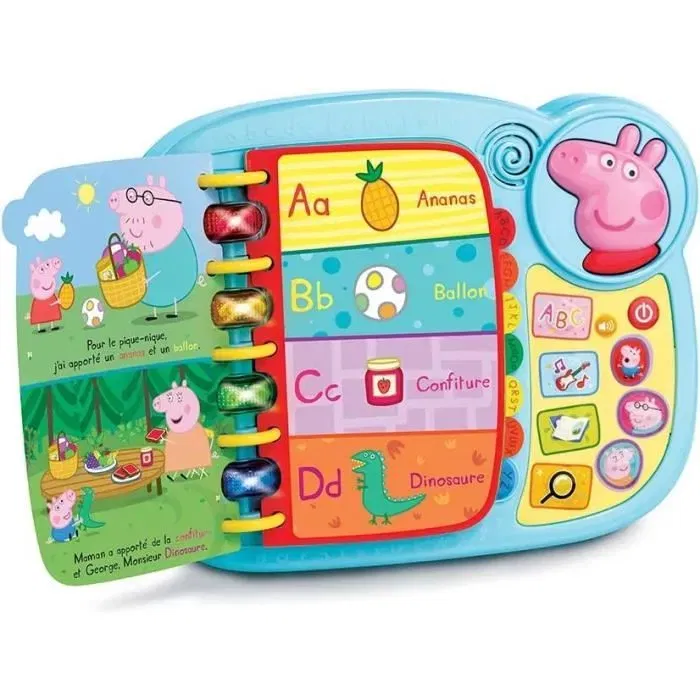 Vtech Libro Juego Educativo Peppa Pig 1,5-5 Años Idioma Francés Vtech Libro Juego Educativo Peppa Pig 1,5-5 Años Idioma Francés