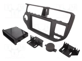 METRA Bastidor de montaje de radio para Kia, 1 DIN, Charcoal