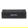 Manhattan Lector de Tarjetas de Banda Magnética USB, Triple Pista, Decodificador Teclado, Cable 1.5 m Negro, 130 mA, 5V, 390g, 43x150x43 mm, CE/FCC