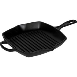 Le Creuset Parrilla Cuadrada de Hierro Fundido 26 cm Negro Satinado