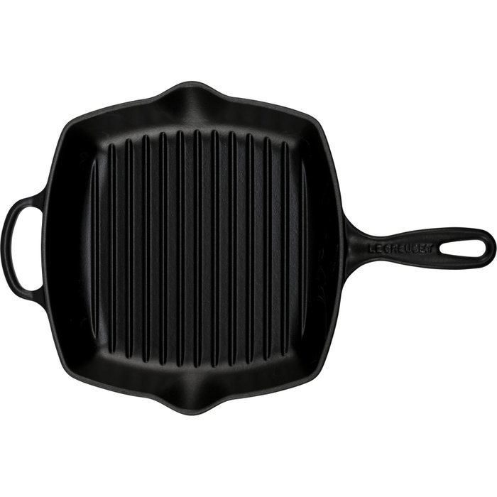 Le Creuset Parrilla Cuadrada de Hierro Fundido 26 cm Negro Satinado