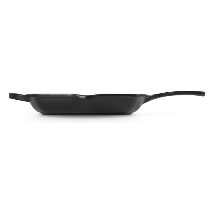 Le Creuset Sartén Grill de Hierro Fundido Cuadrada Negra 26 cm
