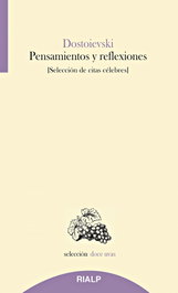 Pensamientos y reflexiones, Fiódor Dostoievski - RIALP