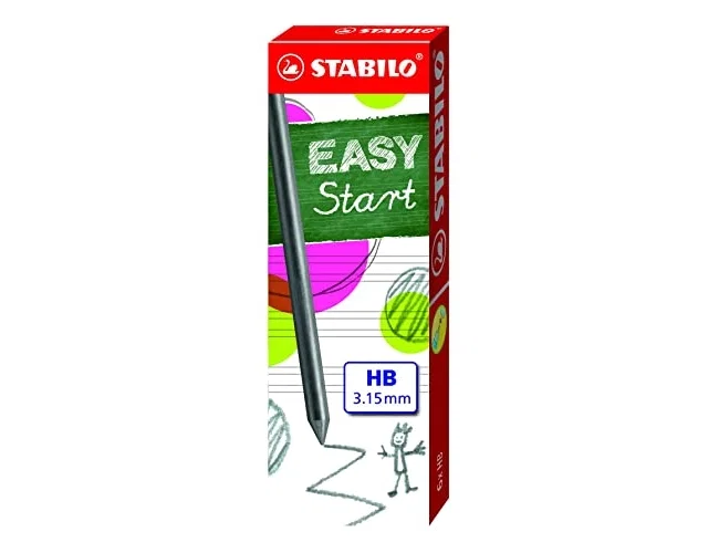 Stabilo easy ergo Minas de grafito HB 3,15 mm Stabilo easy ergo Minas de grafito HB 3,15 mm