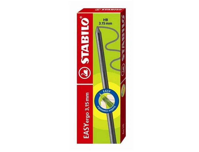 Stabilo Minas Easy Ergo Grafito HB 3,15 mm Caja de 6 Minas
