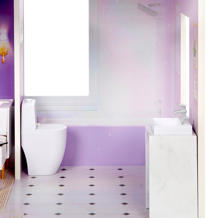Rainbow High Townhouse - Casa de madera de 3 plantas y 6 habitaciones con ascensor funcional