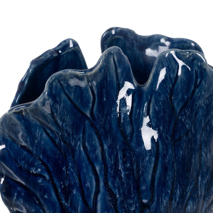 Jarrón Azul Cerámica Decoración 20 X 12 X 17,50 cm (Set de 2)