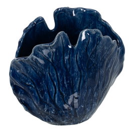 Jarrón Azul Cerámica Decoración 20 X 12 X 17,50 cm (Set de 2)