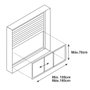 GSC Evolution Mosquitera extensible para ventanas 70x100cm
